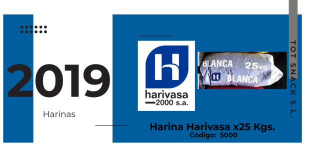 Harina Harivasa x25 Kgs.